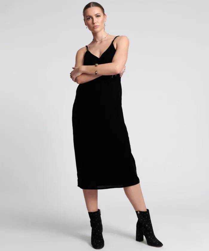 Women VELVET LOVER MIDI SLIP DRESS One Teaspoon Midi and Maxi Dresses Women VELVET LOVER MIDI SLIP DRESS One Teaspoon Midi and Maxi Dresses