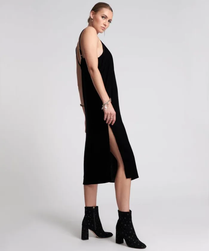 Women VELVET LOVER MIDI SLIP DRESS One Teaspoon Midi and Maxi Dresses Women VELVET LOVER MIDI SLIP DRESS One Teaspoon Midi and Maxi Dresses