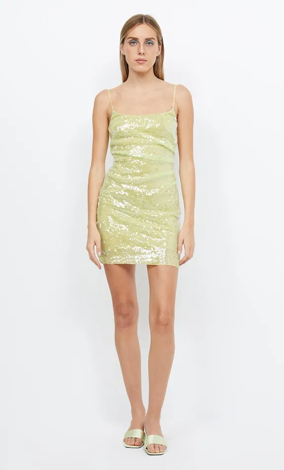 Women VENUS SEQUIN MINI DRESS 8211 CITRUS Bec Bridge Wedding Guest