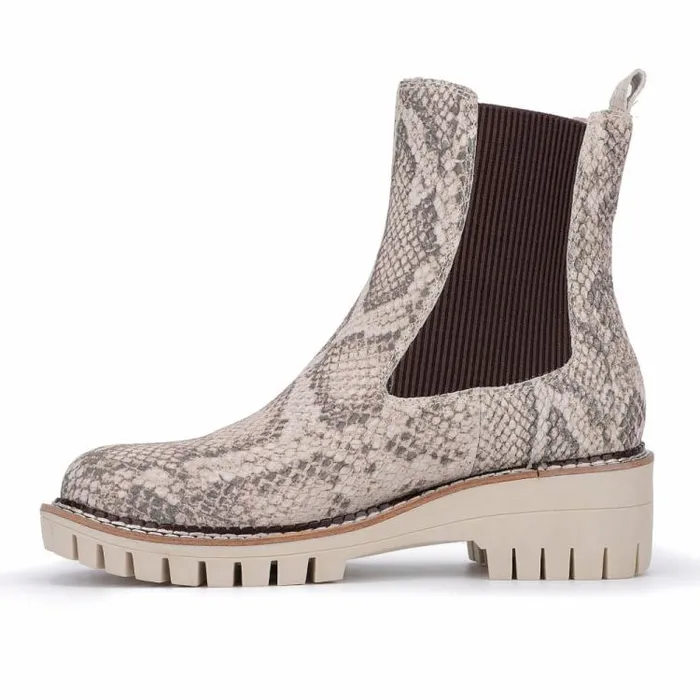 Women Vintage Havana Boots Booties Albany 8211 Snake Snake