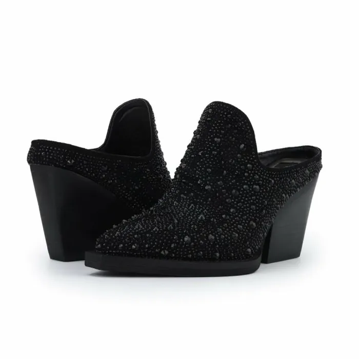 Women Vintage Havana Boots Booties DANTE 8211 BLACK RHINESTONES Black Rhinestones Women Vintage Havana Boots Booties DANTE 8211 BLACK RHINESTONES Black Rhinestones
