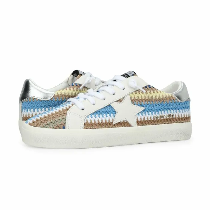 Women Vintage Havana Low Tops FLAIR 46 8211 BLUEBROWN CROCHET MULTI Bluebrown Crochet Multi Women Vintage Havana Low Tops FLAIR 46 8211 BLUEBROWN CROCHET MULTI Bluebrown Crochet Multi