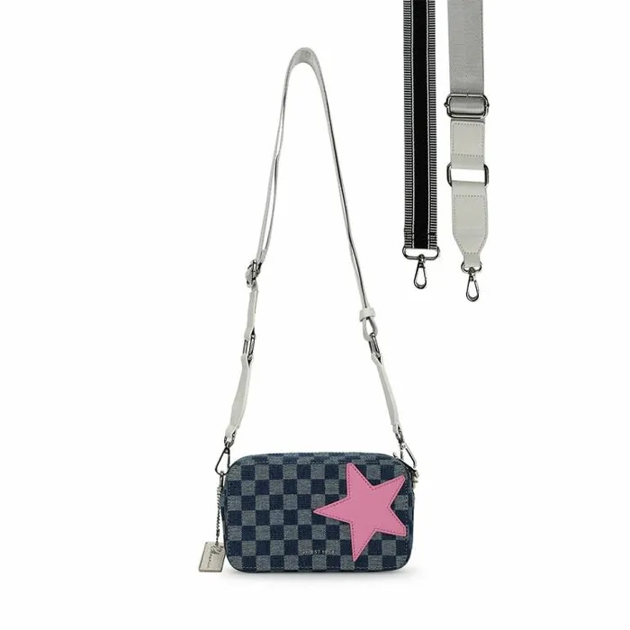 Women Vintage Havana Meme Bags MINI MEME 8211 DENIM