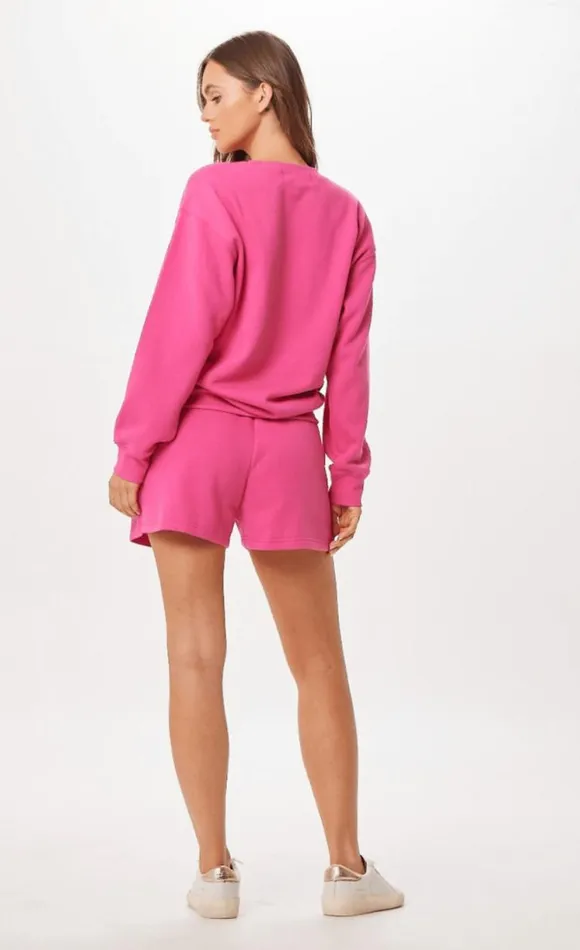 Women Vintage Havana Shorts Hot Pink Palm Beach Jet Setter Surf Wash Shorts Hot Pink