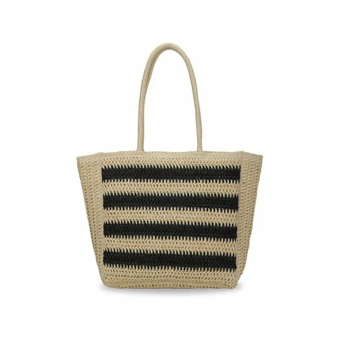 Women Vintage Havana Top Handle SLAM BAG 2 8211 BLACK WHITE