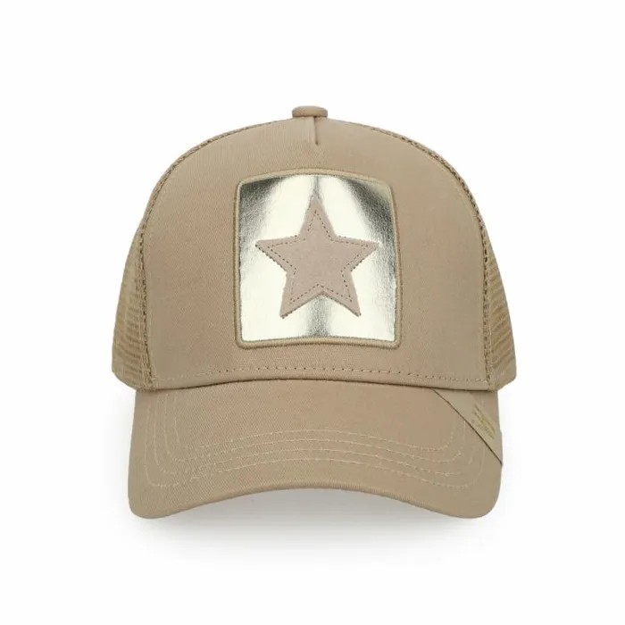Women Vintage Havana Trucker Hat SANDY HAT Women Vintage Havana Trucker Hat SANDY HAT