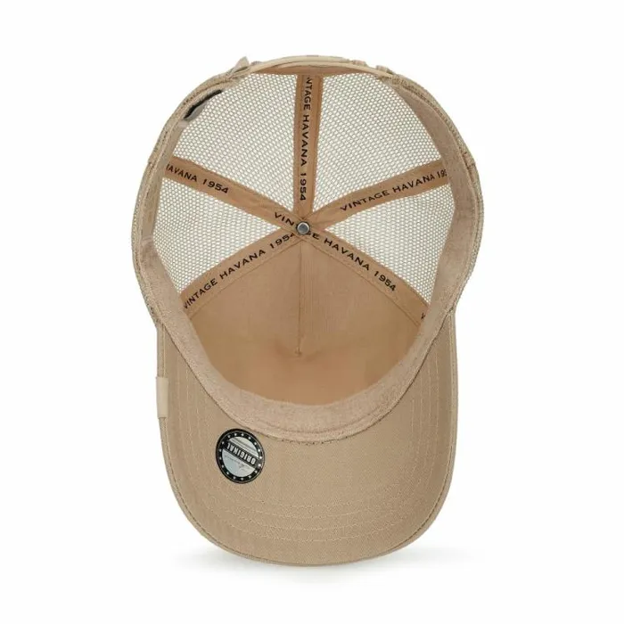 Women Vintage Havana Trucker Hat SANDY HAT Women Vintage Havana Trucker Hat SANDY HAT