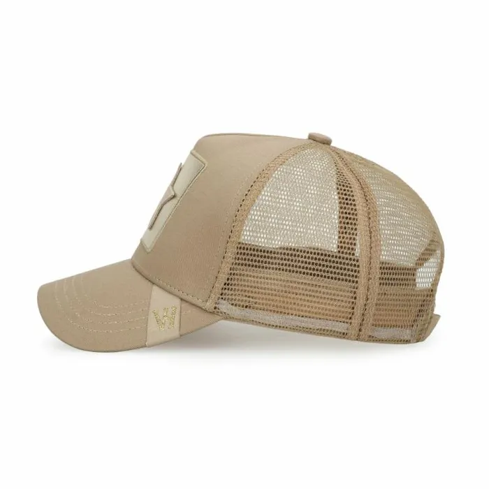Women Vintage Havana Trucker Hat SANDY HAT Women Vintage Havana Trucker Hat SANDY HAT