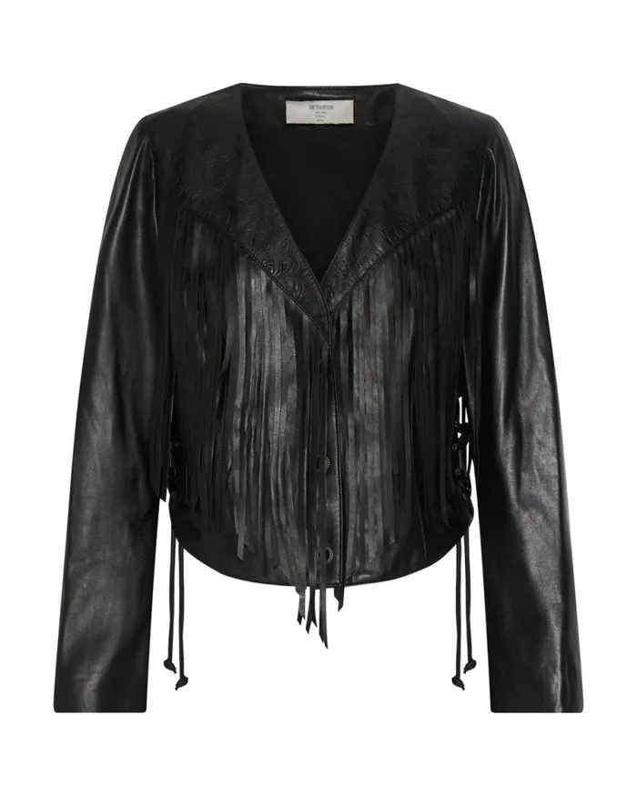 Women WANDERER FRINGED LEATHER JACKET One Teaspoon Jackets Women WANDERER FRINGED LEATHER JACKET One Teaspoon Jackets