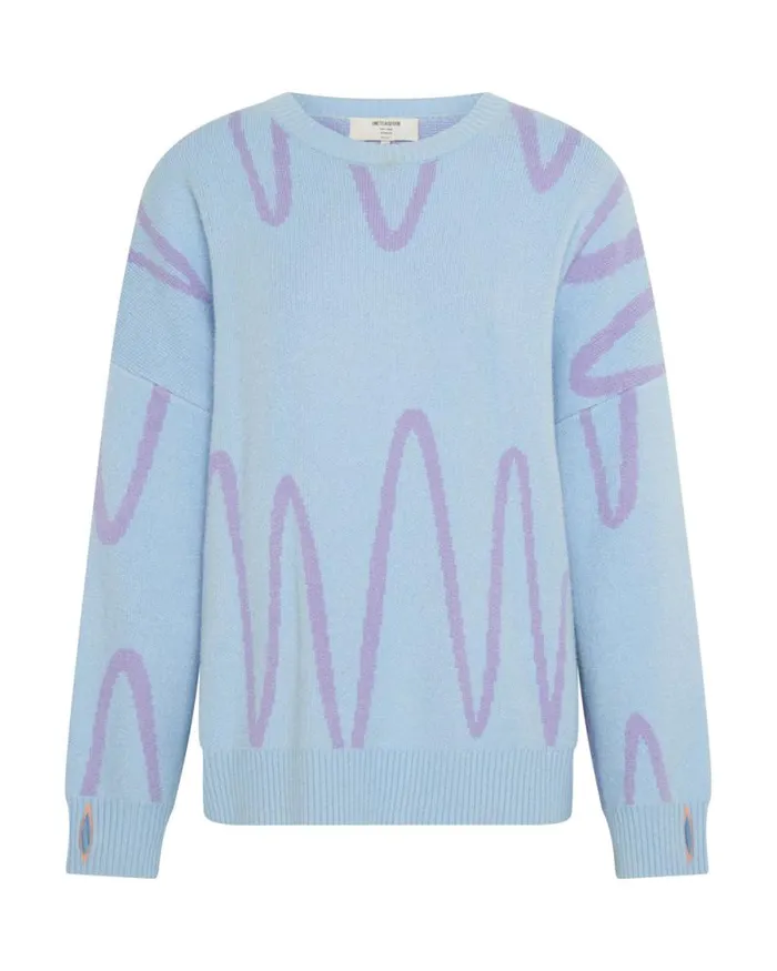 Women WAVE LENGTH KNIT SWEATER One Teaspoon Knitwear Women WAVE LENGTH KNIT SWEATER One Teaspoon Knitwear