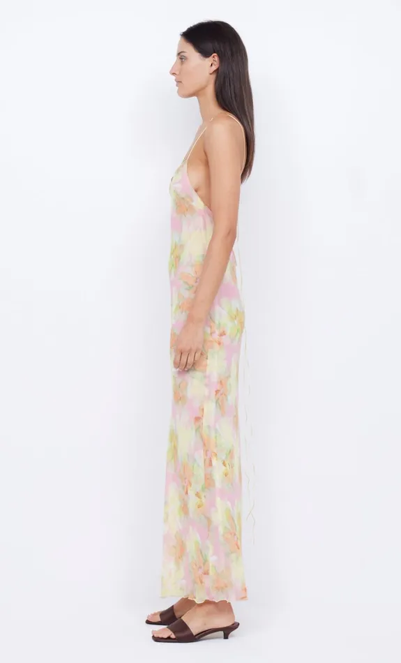 Women ZEPHY PRINT SLIP DRESS 8211 PINK BLOSSOM Bec Bridge Wedding Guest