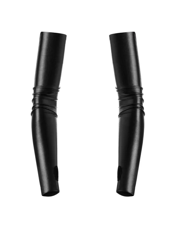 Womens Accessories Alice Olivia Vegan Leather Gloves Black