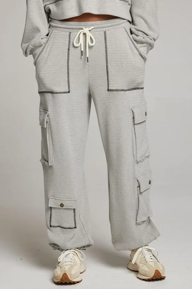 Womens Chaser Brand Bottoms Bily Heather Grey Jogger