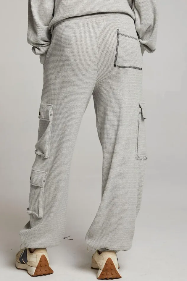 Womens Chaser Brand Bottoms Bily Heather Grey Jogger