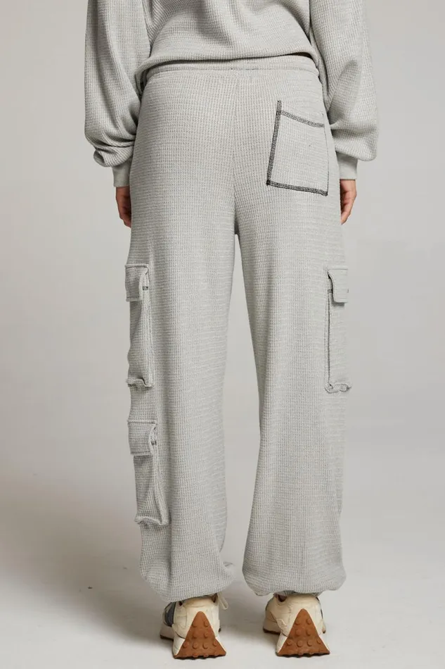 Womens Chaser Brand Bottoms Bily Heather Grey Jogger