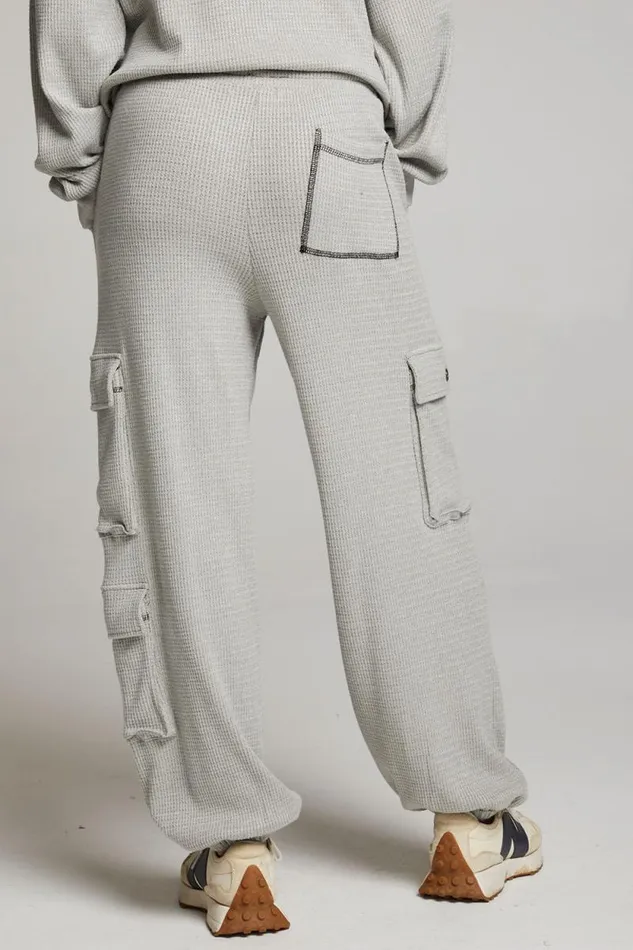 Womens Chaser Brand Bottoms Bily Heather Grey Jogger