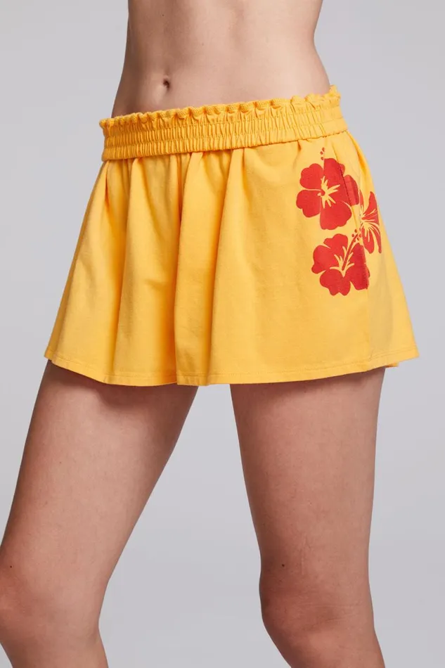 Womens Chaser Brand Bottoms Hibiscus Shorts