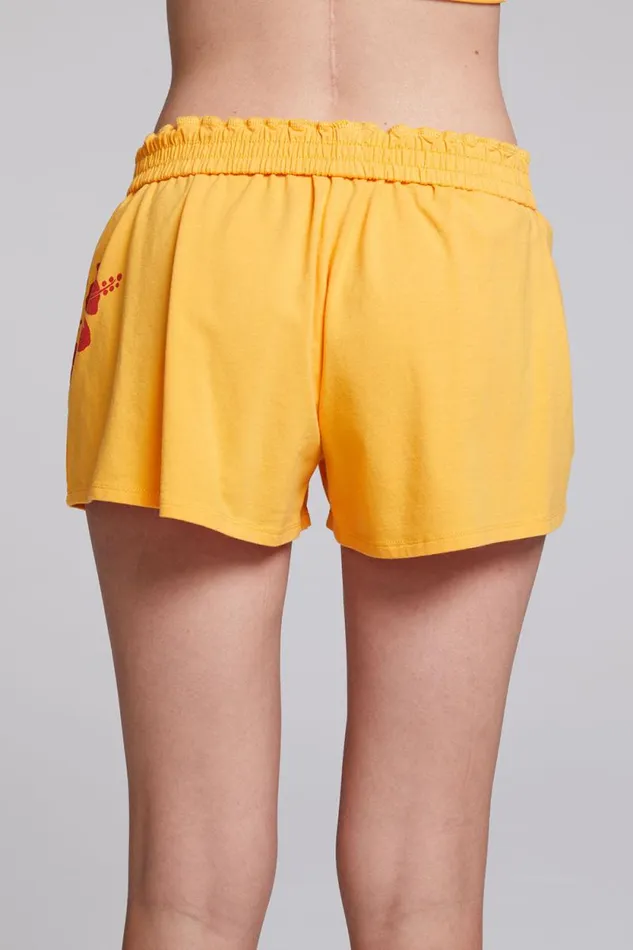 Womens Chaser Brand Bottoms Hibiscus Shorts