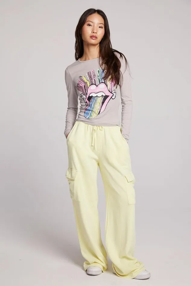 Womens Chaser Brand Bottoms Iris Pana Cotta Trouser