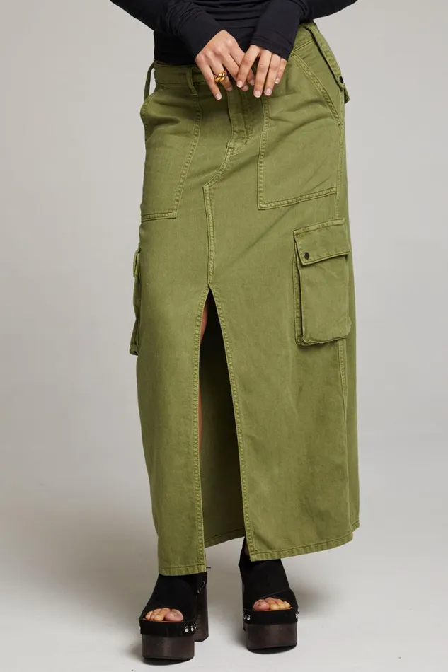 Womens Chaser Brand Bottoms Tri Sphagnum Maxi Skirt