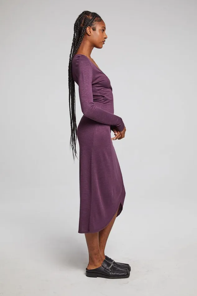 Womens Chaser Brand Dresses Harmony Plum Perfect Midi Dress