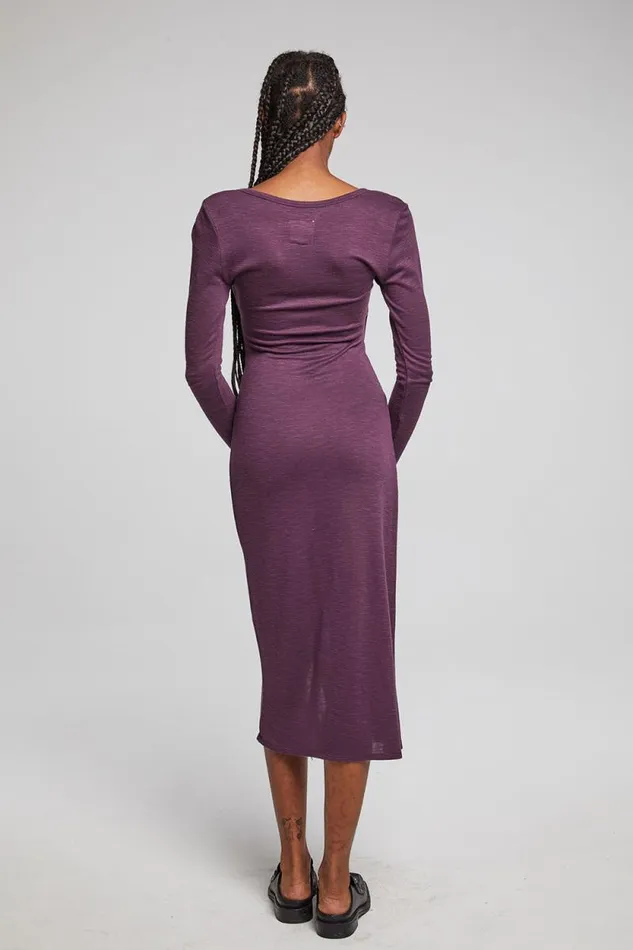 Womens Chaser Brand Dresses Harmony Plum Perfect Midi Dress