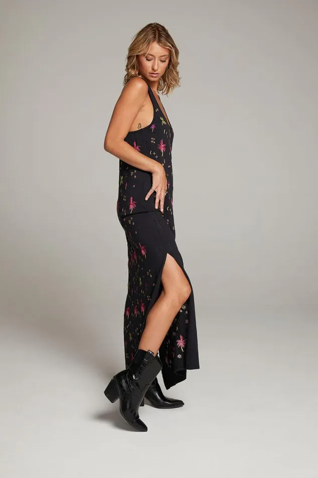 Womens Chaser Brand Dresses Manatee Night Palm Maxi Dress