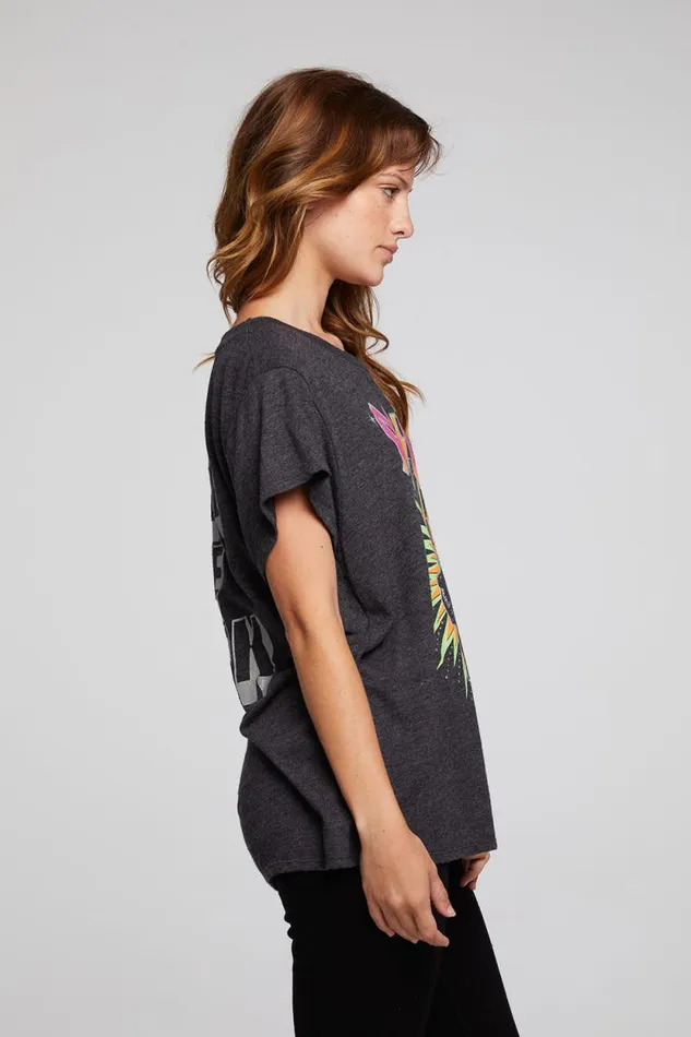 Womens Chaser Brand Tops ACDC Let There Be Rock Tee