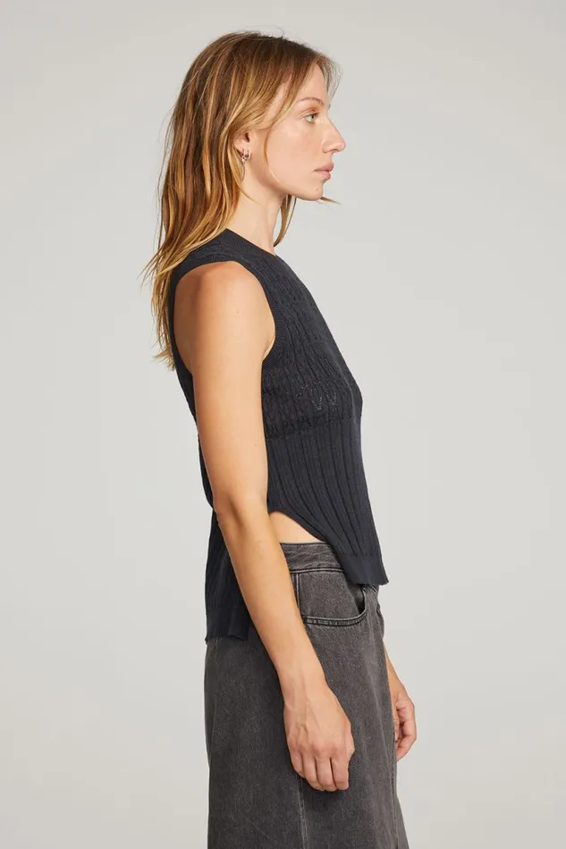 Womens Chaser Brand Tops Cody Licorice Tank