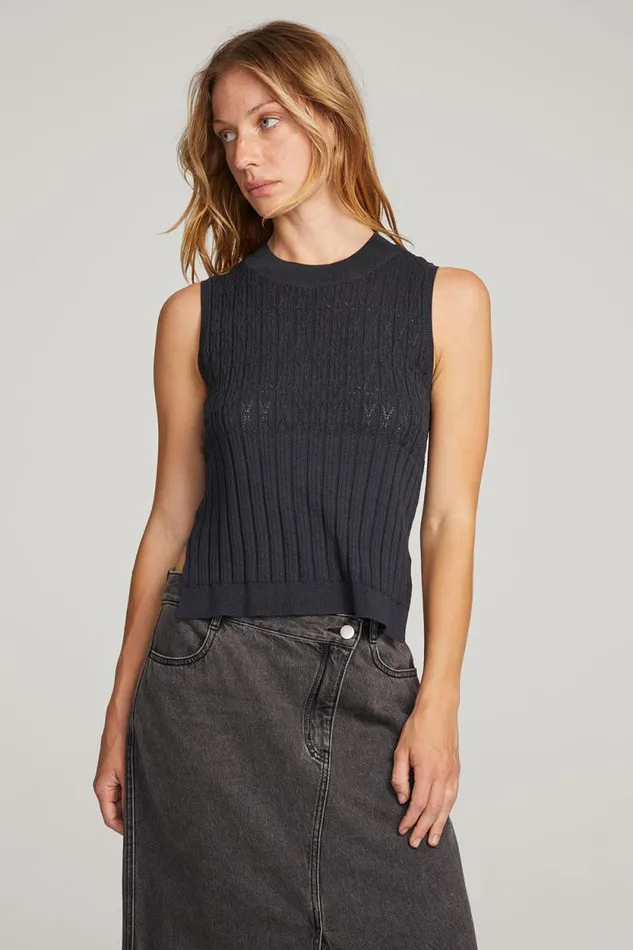 Womens Chaser Brand Tops Cody Licorice Tank