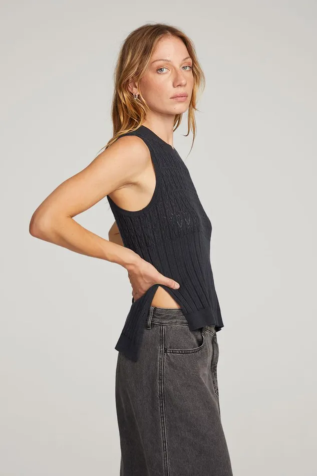 Womens Chaser Brand Tops Cody Licorice Tank