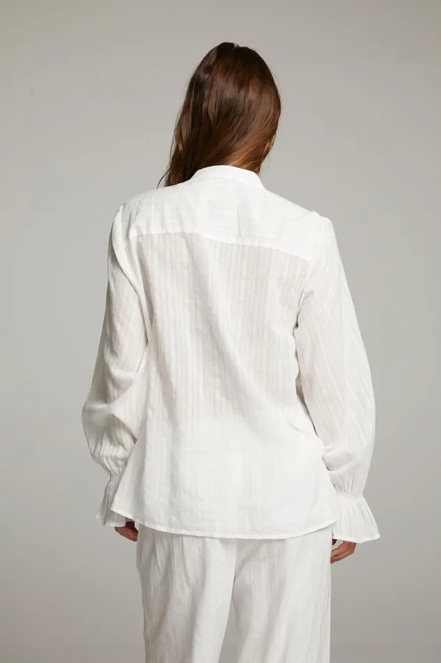 Womens Chaser Brand Tops Dolphin White Button Down