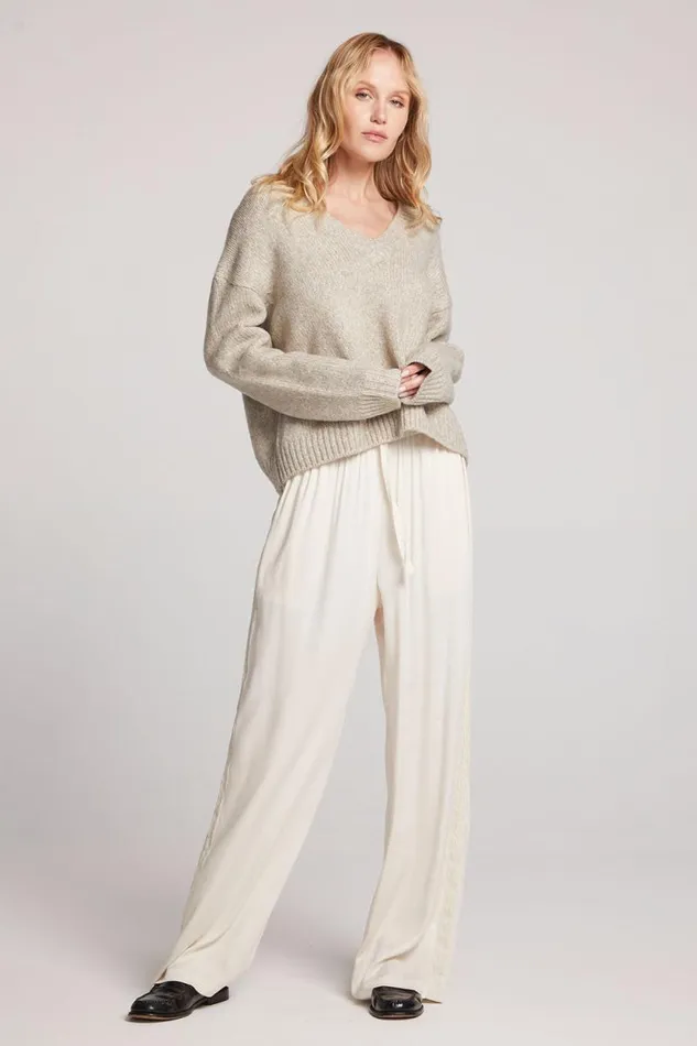 Womens Chaser Brand Tops Ginger Toasted Coconut Long Sleeve
