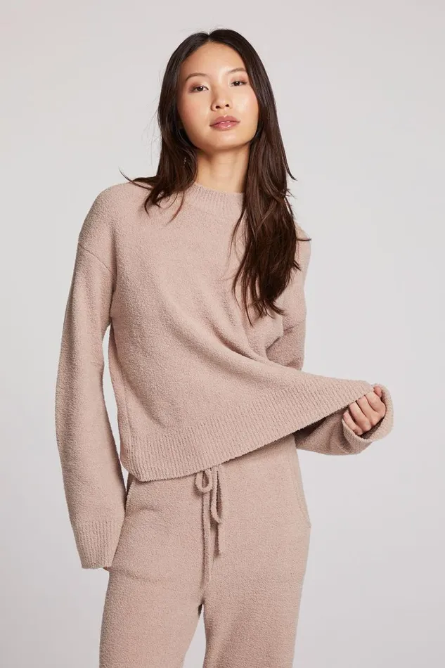 Womens Chaser Brand Tops Hanover Toasted Coconut Pullover