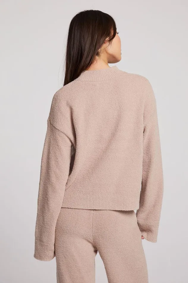 Womens Chaser Brand Tops Hanover Toasted Coconut Pullover