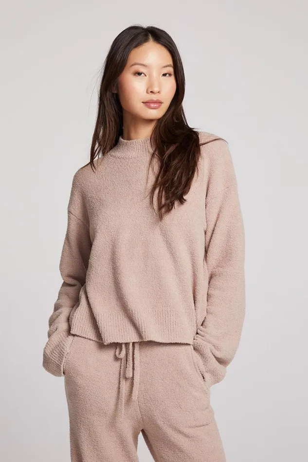 Womens Chaser Brand Tops Hanover Toasted Coconut Pullover