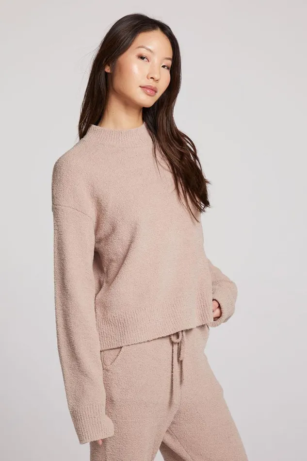Womens Chaser Brand Tops Hanover Toasted Coconut Pullover
