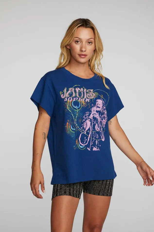 Womens Chaser Brand Tops Janis Joplin 8211 Retro Janis