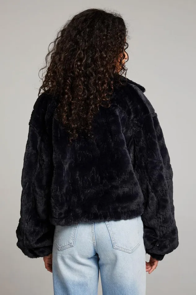 Womens Chaser Brand Tops Minnie Licorice Jacket