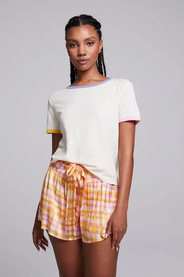 Womens Chaser Brand Tops Praiano Vanilla Tee