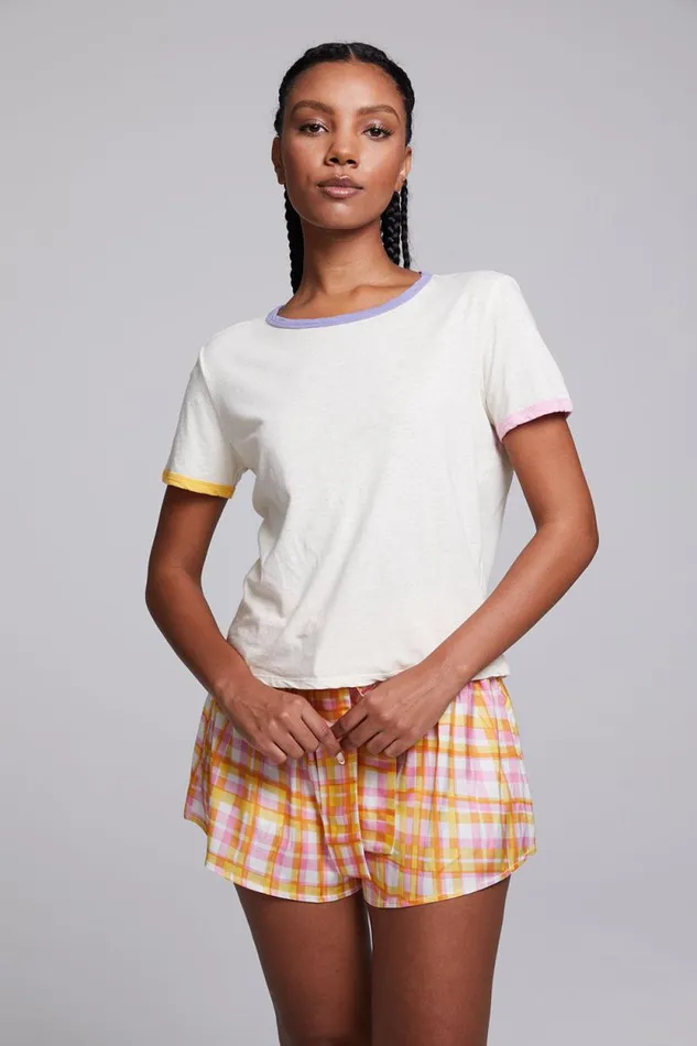 Womens Chaser Brand Tops Praiano Vanilla Tee