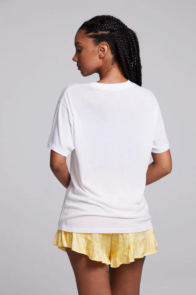 Womens Chaser Brand Tops Retro Flowers Tee