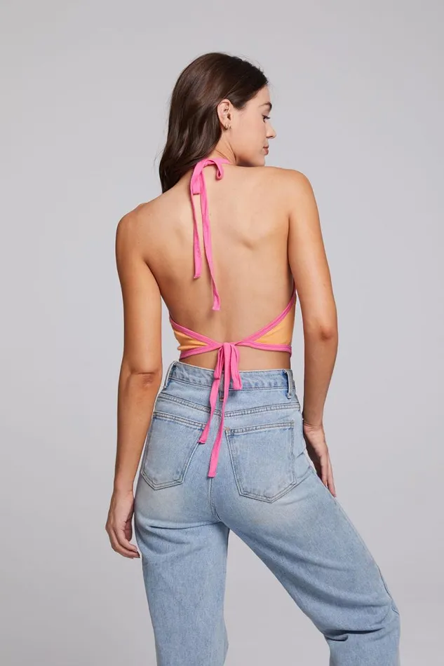 Womens Chaser Brand Tops The Who Keith Moon Wallflower Halter Top