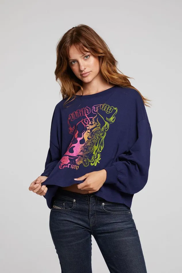 Womens Chaser Brand Tops Wild Thing Long Sleeve Tee