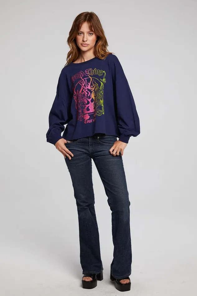 Womens Chaser Brand Tops Wild Thing Long Sleeve Tee