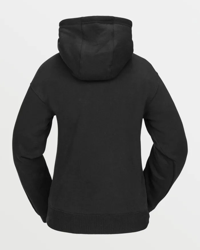 Womens Costus Pullover Fleece 8211 Black Womens Volcom Jackets