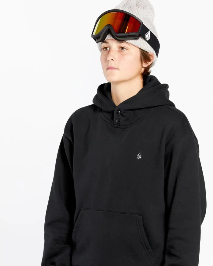 Womens Costus Pullover Fleece 8211 Black Womens Volcom Jackets