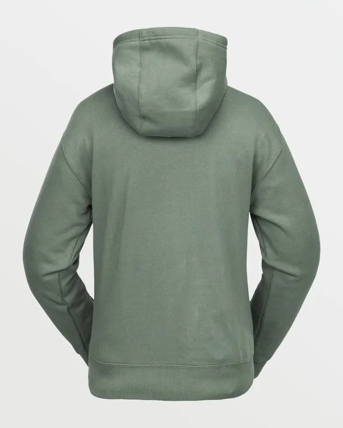 Womens Costus Pullover Fleece 8211 Lichen Green Womens Volcom Layering