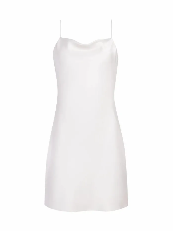 Womens Dresses Alice Olivia Harmony Mini Slip Dress Off White