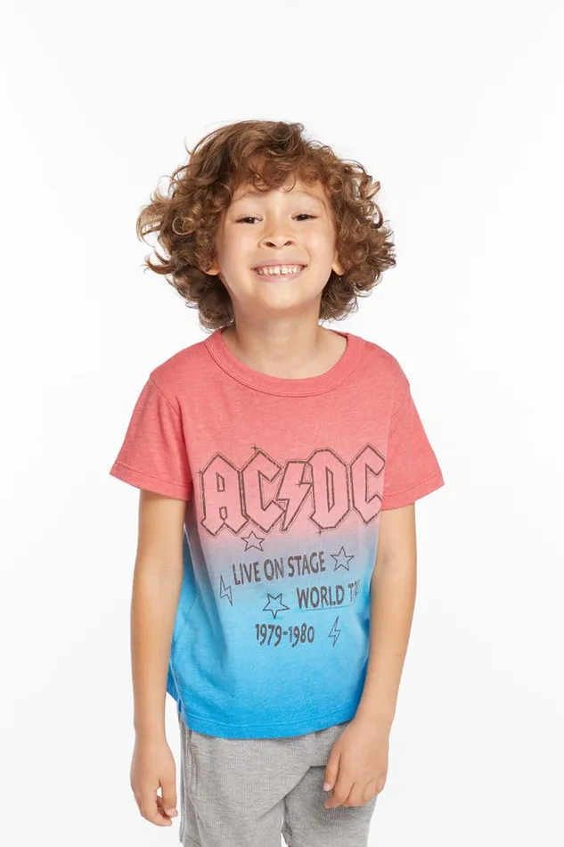 WomensKids Chaser Brand Music ACDC Live On Stage Boys Tee